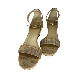 Johnston & Murphy Deena Multi‎ Bleached Cork Sandals Women's 8